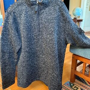 Men's Squaw Valley Charcoal Zip-Up Fleece
